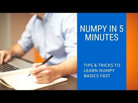 Learn Python NumPy in 5 minutes [2022]