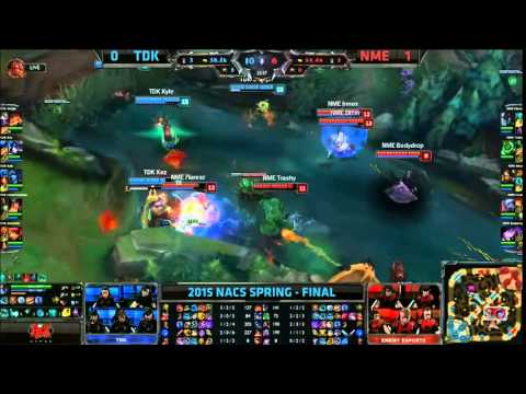 TDK Seraph Gnar VS NME Trashy Zac Game 2 Highlights   2015 NA CS Spring Final   YouTube