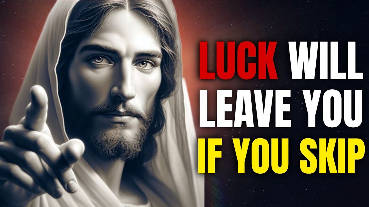 ❣️God Says~ LUCK WILL LEAVE YOU IF YOU SKIP😭 | God Message Today | Today's Scripture For You