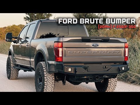 (2017-2022) Ford F-250/F-350 Brute Rear Bumper - Install Guide