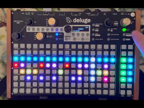 Synthstrom Audible Deluge 64-Voice Desktop Synthesizer with OLED Display 2022 - Present - Black image 4