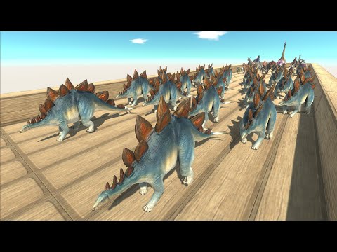 Race to eat 20 STEGOSAURUS - Animal Revolt Battle Simulator