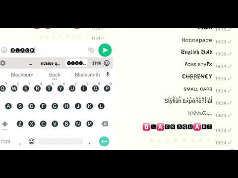 Teclado de Fuentes: Estilo