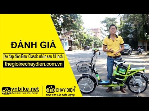 Đánh giá xe đạp điện Bmx Classic nhún sau 18 inch