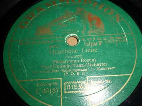 Paul Godwin Tanzorchester, Leo Monosson, Heimliche Liebe, Foxtrot, 1930