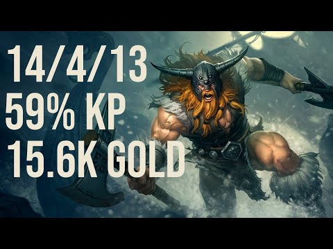 a little story Olaf Jungle vs Zac KR 11.16 Challenger Replay