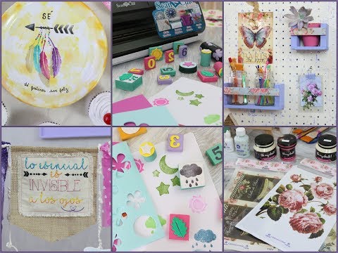 ManosalaObraTv 2018 Programa 8 - Pintar Vajilla - ScanNCut - Pintura Decorativa