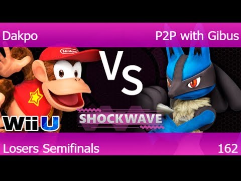SW 162 - FX | Dakpo (Diddy) vs P2P with Gibus (Lucario) Losers Semifinals - Smash 4