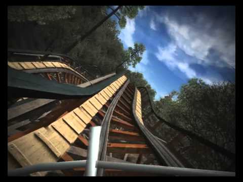 RCT3 Coaster - Rebel - GCI Terrain-hugging woodie.