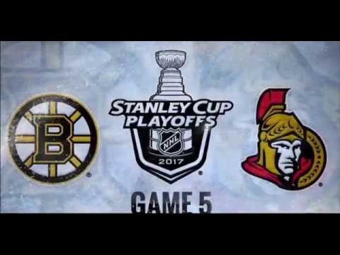 BOSTON BRUINS vs OTTAWA SENATORS (Game 5) April 21