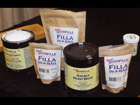 Wood Grain Filler & Putty Powder - Innovative Formula - Filla-In-A-Bag - Neutral Base - 4 oz by Goodfilla | Repairs, Finishes & Patches | Paintable