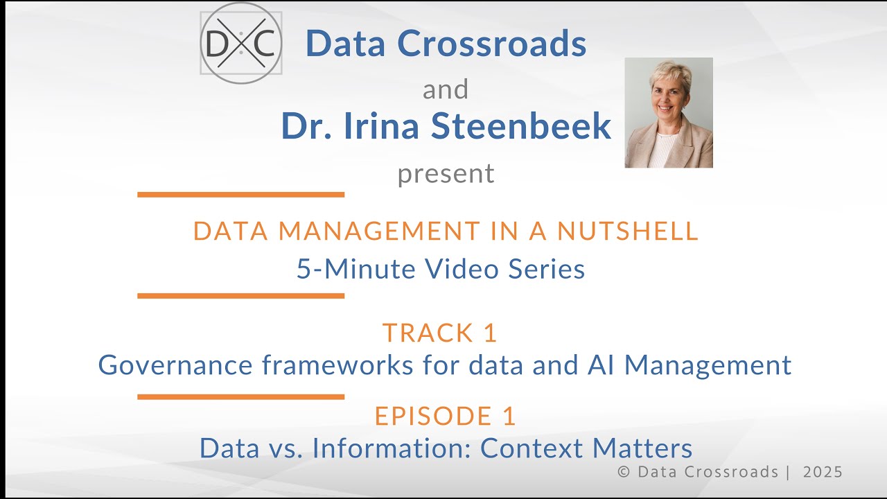 Data vs. Information: Context Matters