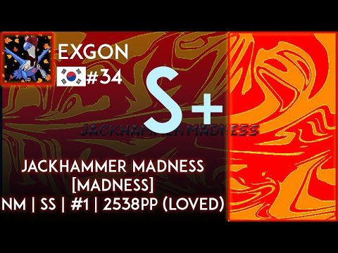 [osu!ctb] ExGon | Flypie743 - Jackhammer Madness [Madness] (13.78*) SS #1 LOVED | 2538pp if ranked