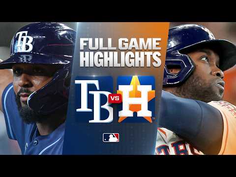 휴스턴 VS 탬파베이 10:8 MLB 하이라이트