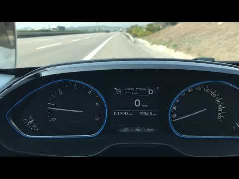 Peugeot 2008 1.5 BlueHDI 120 hp hızlanma Acceleration  0-170 km/h