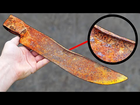 Restoration Very Old Rusted Froe