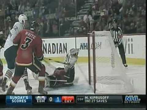 Miikka Kiprusoff nice save
