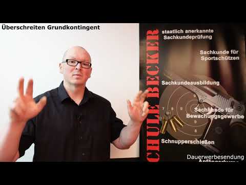 I want to become a sport shooter - Part 11 Exceeding the basic quota