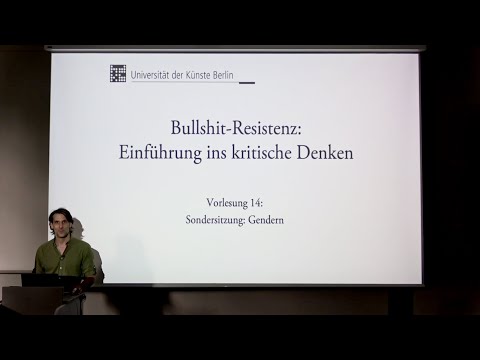 Vorlesung "Bullshit-Resistenz" (2023, UDK Berlin) 14. "Sondersitzung: Gendern"