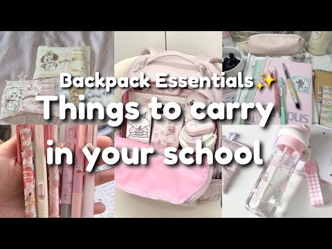 Back To School Essentials Include A Printable Line