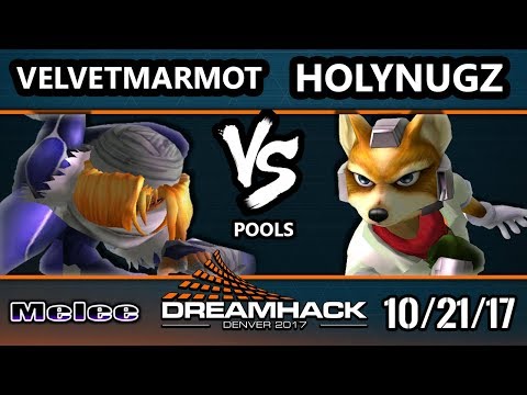 DHDEN17 Melee - Thevelvetmarmot (Sheik) Vs. Holynugz (Fox) - SSBM Singles Pools
