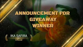Download lagu PENGUMUMAN PEMENANG GIVEAWAY || PILIHKAN LAGU BUAT IKA SAFIRA mp3