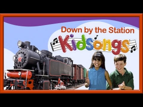 Kidsongs Down by the Station | Down by the Station Kid song | Best Kid Songs about Trains | PBS Kids