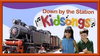 Kidsongs Down by the Station | Down by the Station Kid song | Best Kid Songs about Trains | PBS Kids