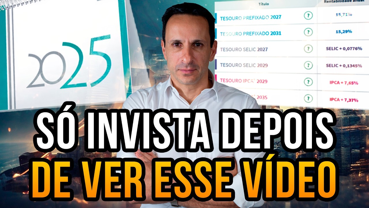 Melhores investimentos para 2025 | Ações, Renda Fixa, Poupança? - com Ben Zruel