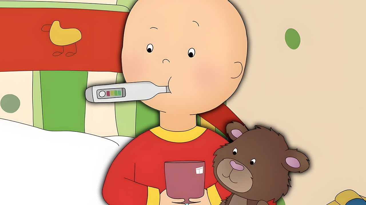 Caillou está se sentindo mal | Caillou em Português - WildBrain