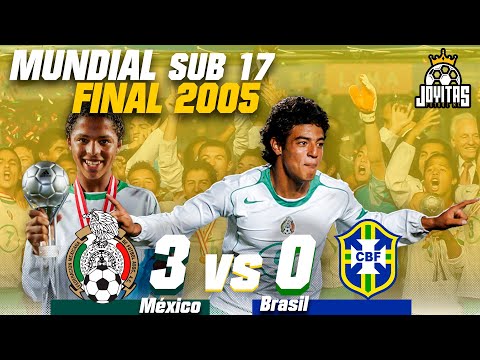The day that MEXICO won the WORLD CUP for the first time vs BRAZIL | World Cup SUB 17 | Perú 2005
