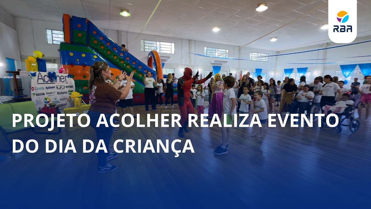 Projeto Acolher realiza evento do Dia da Criança