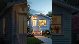 Living in a Dreamy Pastel Mobile Home! 💙🏡 | Minimalist Off-Grid Escape
