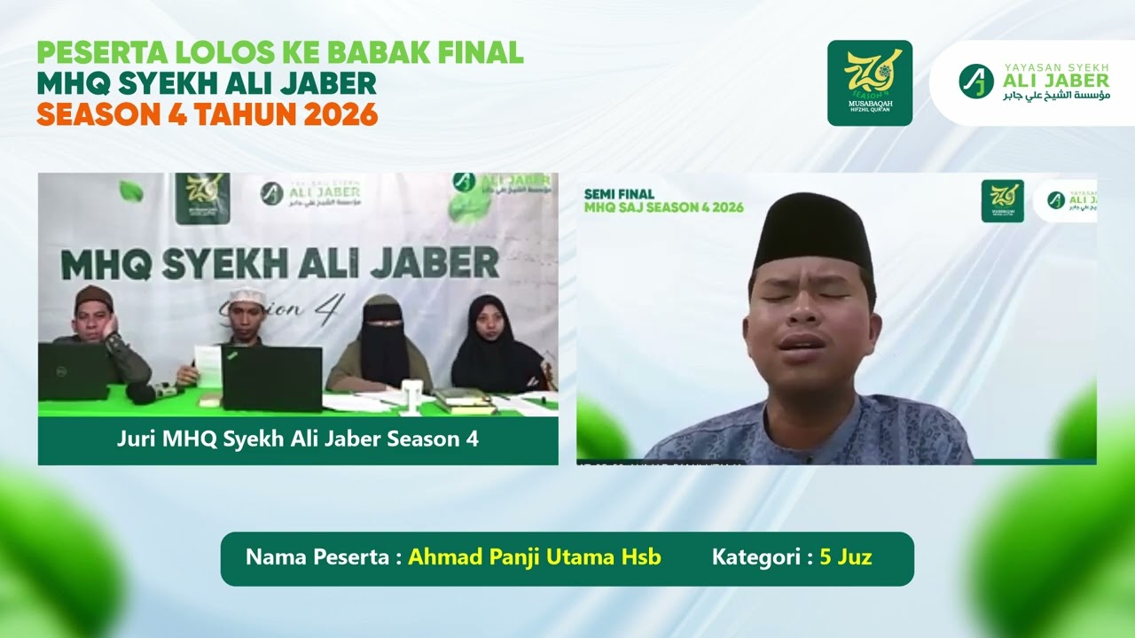 LOLOS FINAL KATEGORI 5 JUZ MHQ SEOSON 4!! // AHMAD PANJI UTAMA