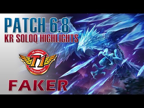 SKT T1 Faker - Anivia Mid Lane - KR SoloQ Highlights