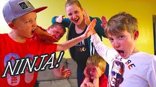 Ultimate Ninja Destruction Game! Family Party Games! / The Beach House