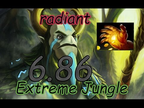 Dota 2 6.86 Jungle Radiant - Natures Prophet Midas! 5:01