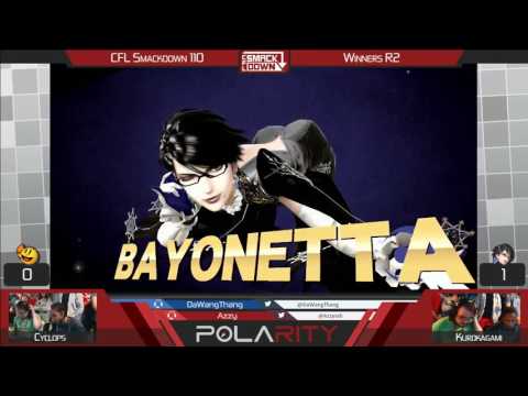 CFL Smackdown 110 WiiU - Cyclops (Pac-Man) vs KuroKagami (Bayonetta) - Winners R2