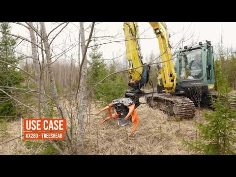 KX280 Tree Shear for 5 -15 t Excavator.