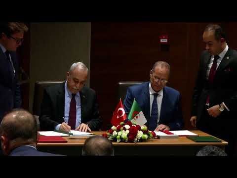 Algeria-Turkey sign seven cooperation agreements in several fields 26 02 2018