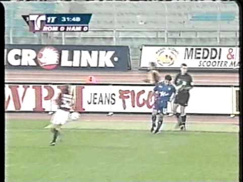2000 November 23 AS Roma Italy 1 SV Hamburg Germany 0 UEFA Cup