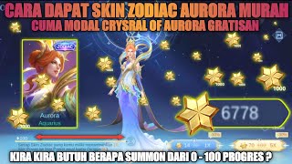 MURAH BANGET!! Cara Dapat Skin Zodiac Aurora Aquarius Modal Coa Gratisan || Event Zodiac Aurora MLBB