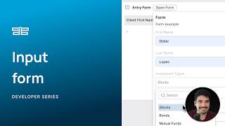 Input forms - OpenBB Workspace tutorials for developers