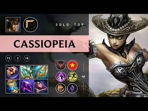 Cassiopeia Top vs Olaf - VN Grandmaster Patch 25.23