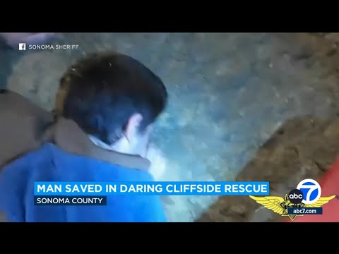 Dramatic Cliffside Rescue: Sonoma County Sheriff's Helicopter Saves a Life