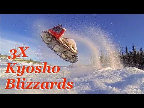 RC CWR 3 Kyosho Blizzards on a Snow Run