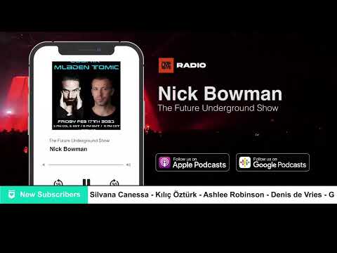 Techno DJ Mix by Cubr1k (Cristian Varela), Mladen Tomic and Nick Bowman - The Future Underground