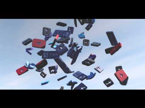 3d social media icons