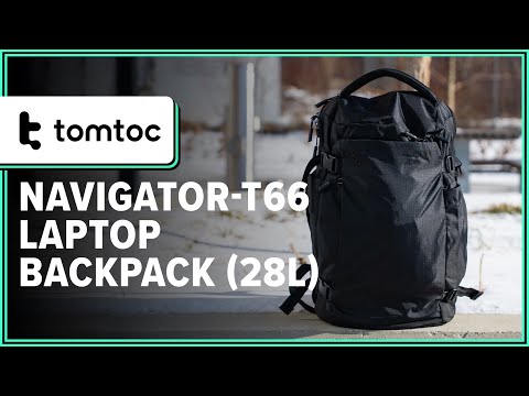 tomtoc Navigator-T66 Liteway Travel Laptop Backpack (28L) Review (2 Weeks of Use)