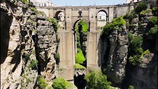 Puente Nuevo Bridge Ronda. Spain  **Drone**